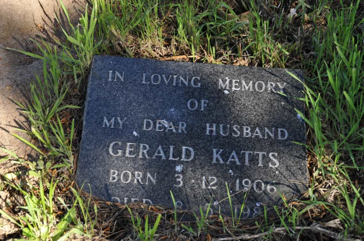 KATTS Gerald 1906-198?