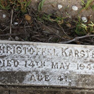 KARSTEN Christoffel -1940