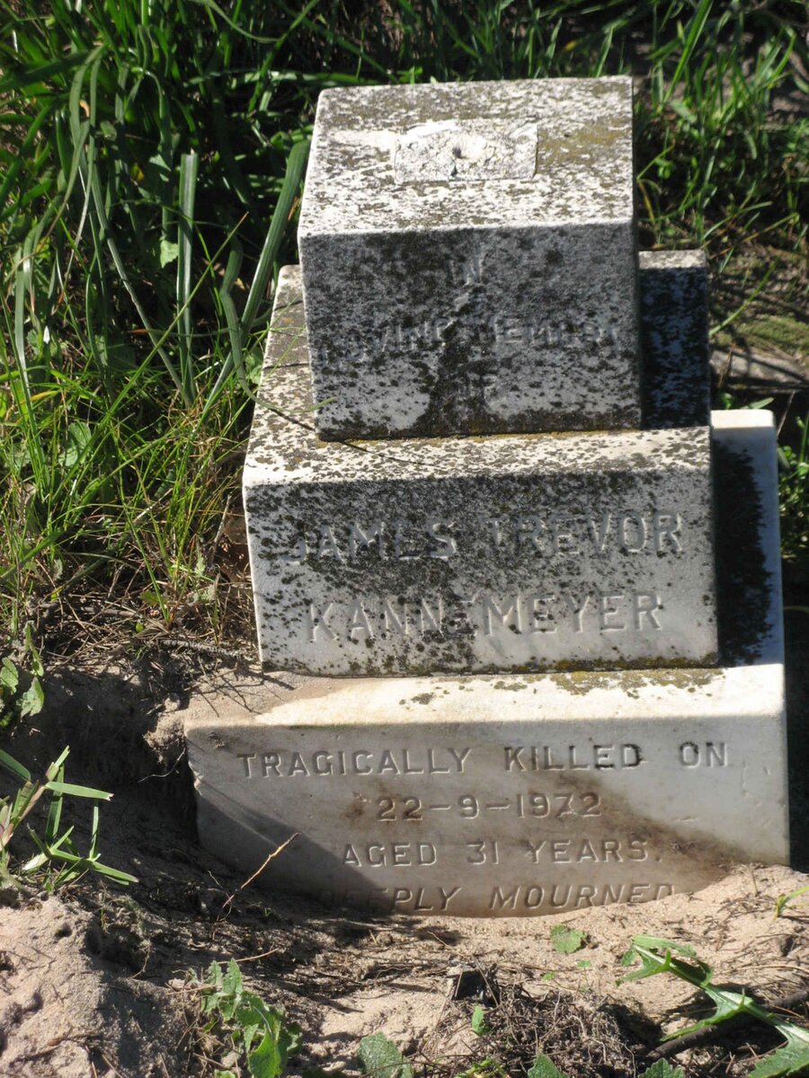 KANNEMEYER James Trevor -1972