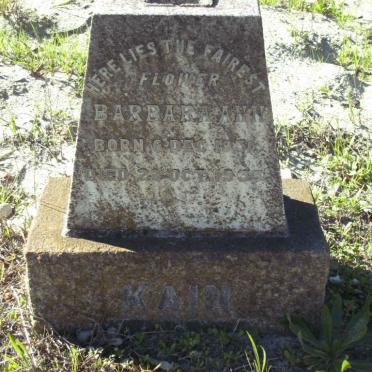 KAIN Barbara Ann -1935