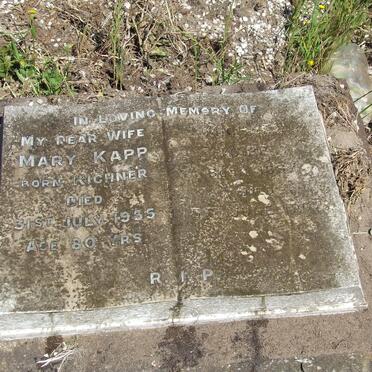 KAPP Mary nee KICHNER -1955 :: KAPP Michael 1887-19?7