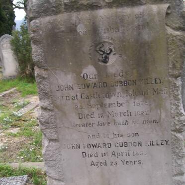 KILLEY John Edward Cubbon 1878-1927 :: KILLEY John Edward Cubbon -193?