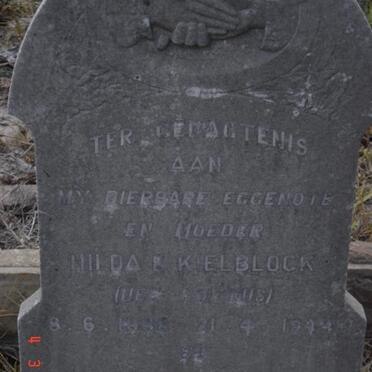 KIELBLOCK Hilda E. nee LOFTUS 1888-1944 :: STEMMET Hilda