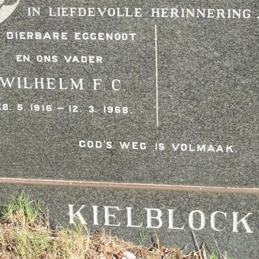 KIELBLOCK Wilhelm F.C. 1916-1968