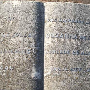 KLERK Susanna, de  -1936