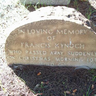 KYNOCH Francis -1935