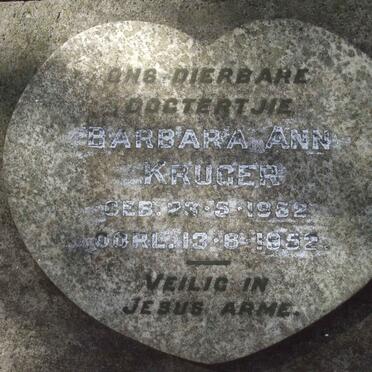 KRUGER Barbara Anna 1952-1952
