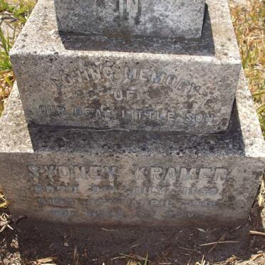 KRAMER Sydney 1899-1901