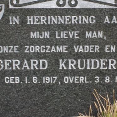 KRUIDERINK Gerard 1917-1981