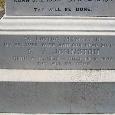 JOHNSTON F.Y. 1930-1985