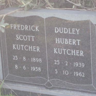 KUTCHER Fredrick Scott 1898-1958 :: KUTCHER Dudley Hubert 1939-1962