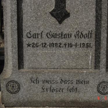 KOHL Carl Gustav Adolf 1882-1952