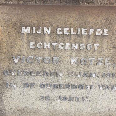 KOTZE Victor -1915