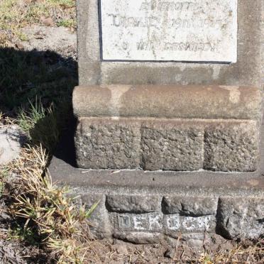 KOCK Jacobus Petrus, de 1874-1945 &amp; Neeltjie Johanna 1875-1931 :: DE KOCK Dirkie 1911-1915