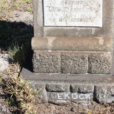 KOCK Jacobus Petrus, de 1874-1945 &amp; Neeltjie Johanna 1875-1931 :: DE KOCK Dirkie 1911-1915