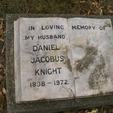 KNIGHT Daniel Jacobus 1898-1972