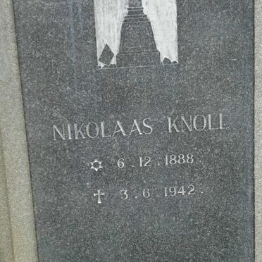 KNOLL Nikolaas 1888-1942