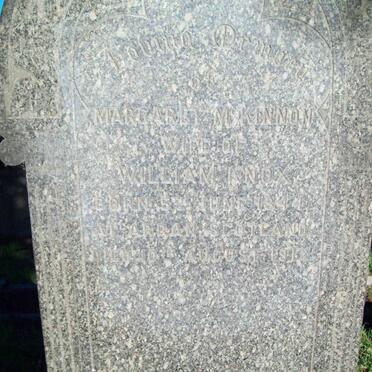 KNOX Margaret nee McKINNON 1844-1912