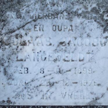 LANGEVELDT Nicolaas Jacobus 1899-1976