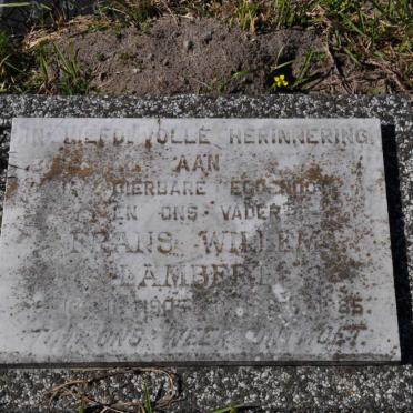 LAMBERT Frans Willem 1905-1985