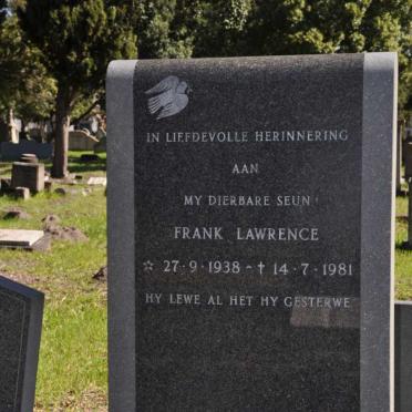 LAWRENCE Frank 1938-1981