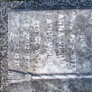 LANGEVELD Anna Maria nee DE WIT 1897-1976