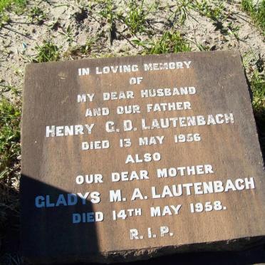 LAUTENBACH Henry G.D. -1956 &amp; Gladys M.A. -1958