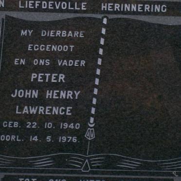 LAWRENCE John Henry 1940-1976