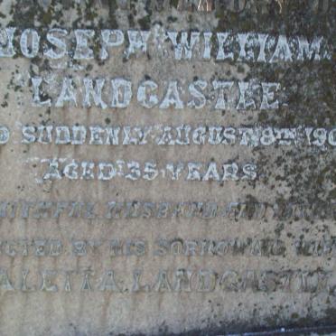 LANDCASTLE Joseph William -1902