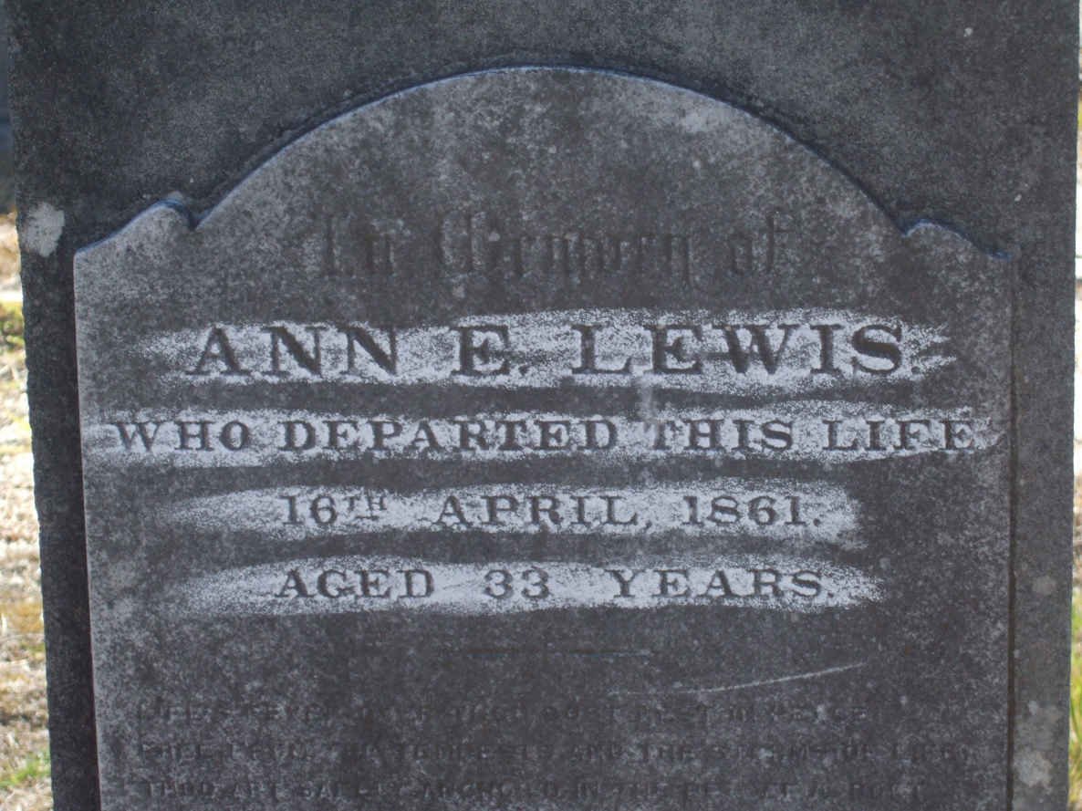 LEWIS Anne E. -1861