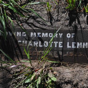 LENNOX ?etta Charlotte -1923