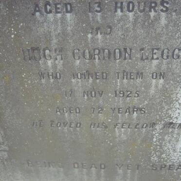 LEGG Hugh Gordon -1925