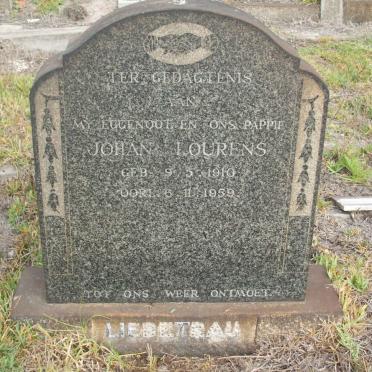 LIEBETRAU Johan Lourens 1910-1959