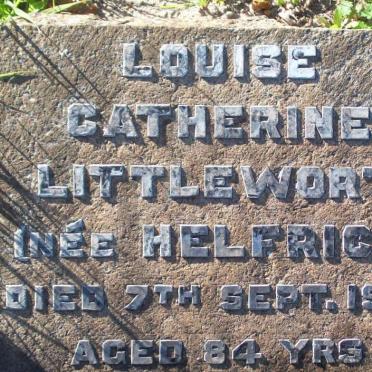 LITTLEWORT Louise Catherine nee HELFRICH -1971