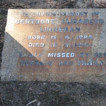 LINNEHAN Gertrude Elizabeth 1896-1961