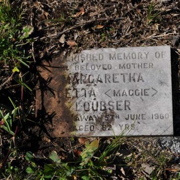 LOUBSER Margaretha Aletta -1960