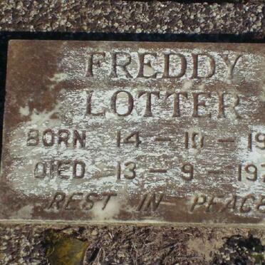 LOTTER Freddy 1905-1978