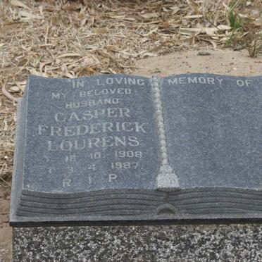 LOURENS Casper Frederick 1908-1987