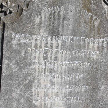 LOURENS Magdelena J.F. 1892-1914