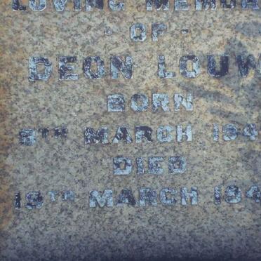 LOUW Deon 1945-1945
