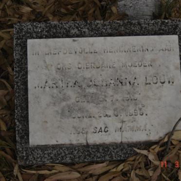 LOUW Martha Johanna 1918-1998