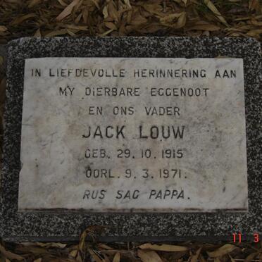 LOUW Jack 1915-1971