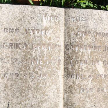 LOUW Hendrik Albertyn -1950 &amp; Catherine Johanna DE GOEDE -1959