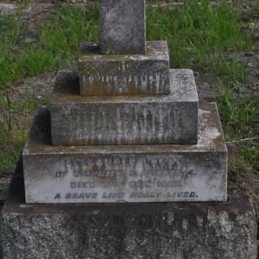 LOGAN Alexander -1923 &amp; Jessie Elizabeth