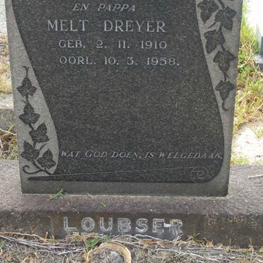 LOUBSER Melt Dreyer 1910-1958