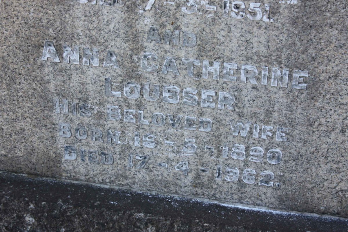 LOUBSER Anna Catherine 1890-1962