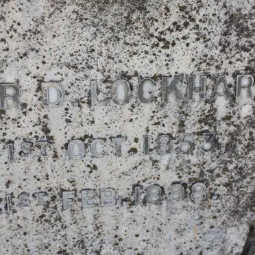 LOCKHART Eleazer D. 1853-1898 