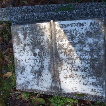 LOTTER Daniel E.B. 1927-1970 &amp; Christina ??-1984