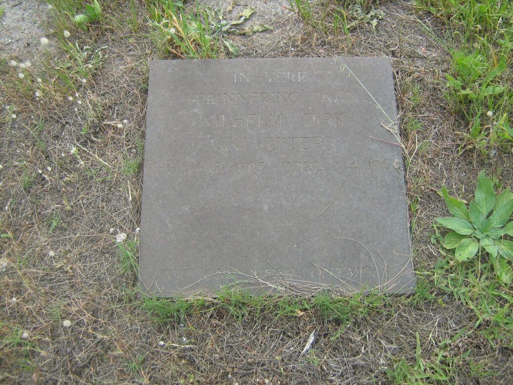 LUITERS Wilhelm Dirk, van 1885-196?