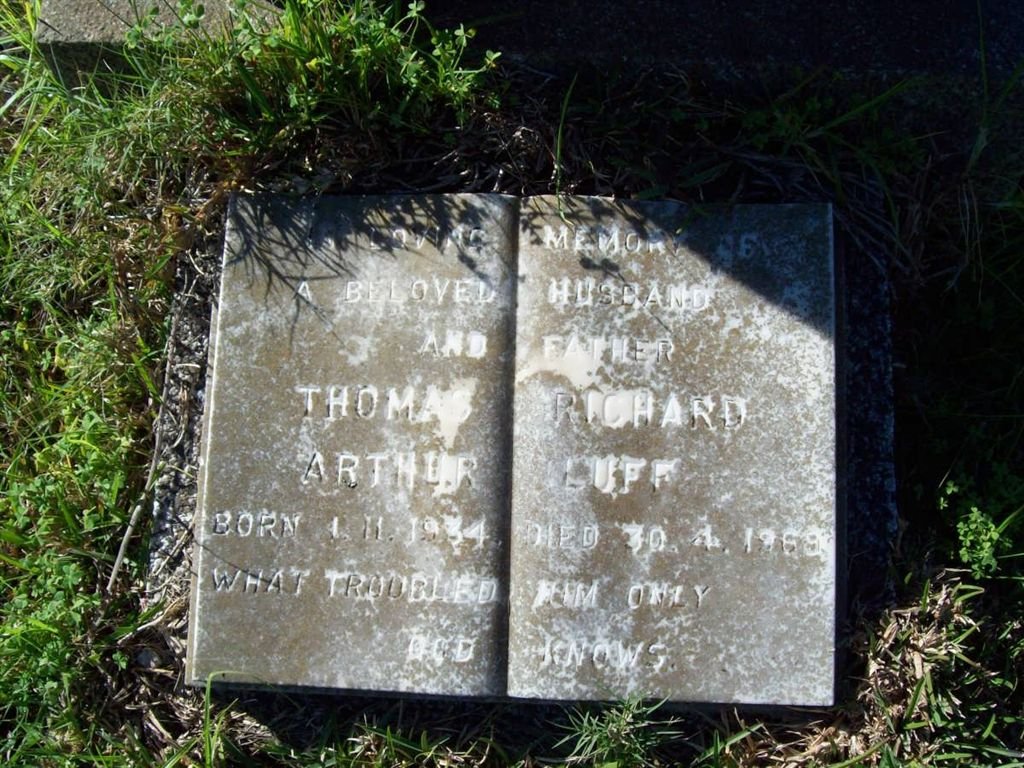 LUFF Thomas Richard Arthur 1934-1968